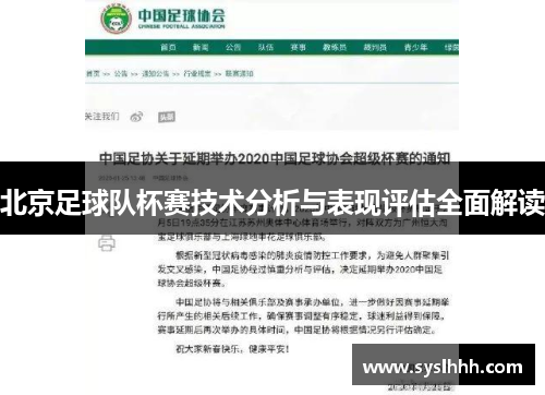 北京足球队杯赛技术分析与表现评估全面解读